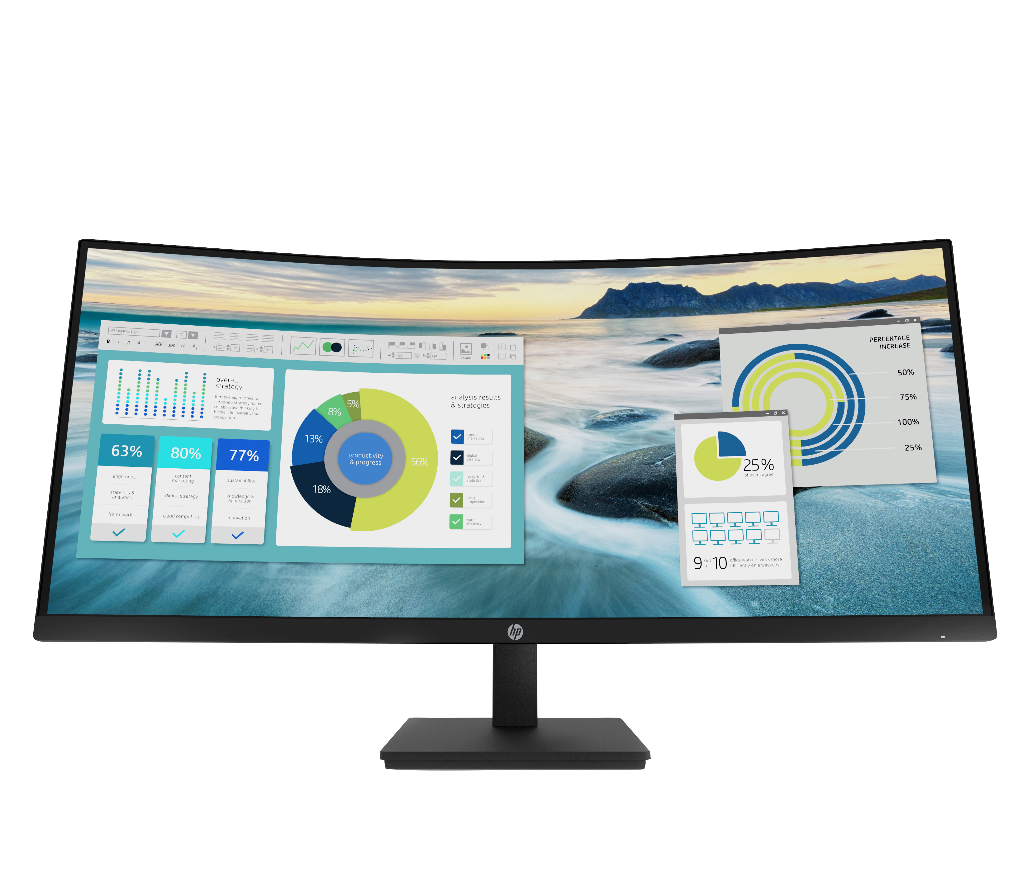 HP P34hc G4 UWQHD Monitor